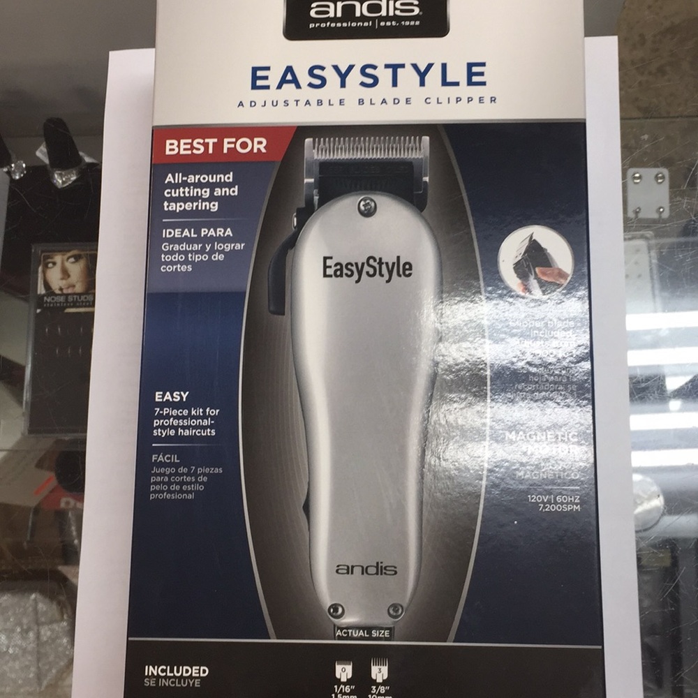Andies Easystyle adjustable blade clipper kit 7pc - LAST ONE!